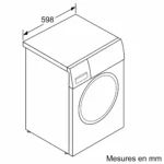 Lave-linge Bosch Série 6 10 kg 1400 tr/min – Image 12