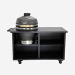 Barbecue kamado au charbon Yaku avec desserte, fumoir et céramique Ø54,5 cm – Image 3