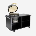 Barbecue kamado au charbon Yaku avec desserte, fumoir et céramique Ø54,5 cm – Image 2
