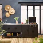 Cuisine extérieure Naxos 2 modules avec barbecue gaz 3 brûleurs et évier – Image 2