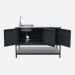 Cuisine extérieure Naxos 2 modules avec barbecue gaz 3 brûleurs et évier – Image 6