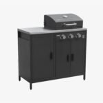 Cuisine extérieure Naxos 2 modules avec barbecue gaz 3 brûleurs et évier – Image 5